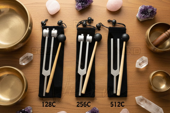 Aluminium Medische Stemvork voor Geluidstherapie 128 Hz / 256 Hz / 512 Hz