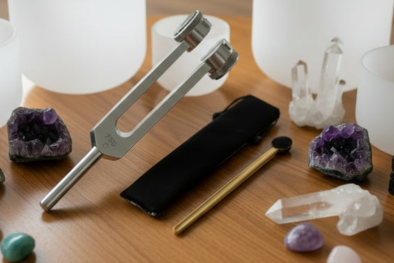 Aluminium Medische Stemvork voor Geluidstherapie 128 Hz / 256 Hz / 512 Hz