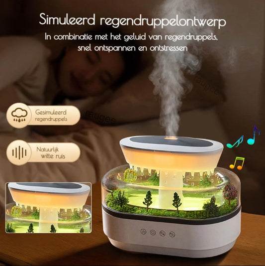 Raindrop Luchtbevochtiger voor Aromatherapie