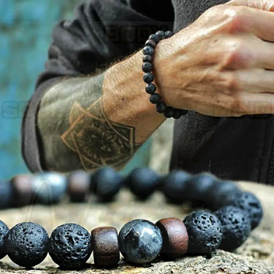 Lavasteen Armband