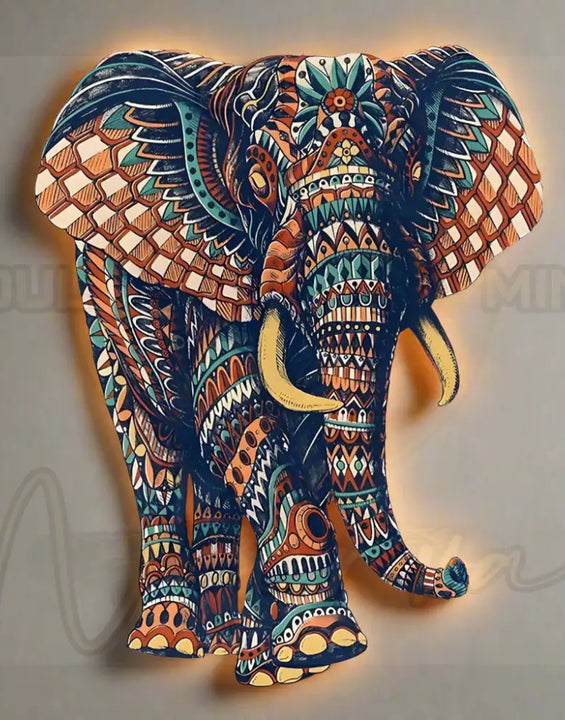Elephant / Wolf / Fox Wooden Puzzle for Adults