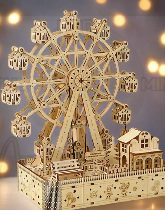 Ferris Wheel Hands Craft DIY 3D Wooden Puzzle
