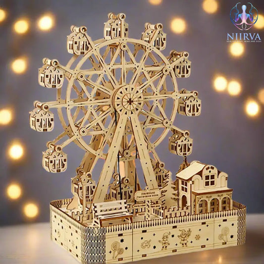 Reuzenrad Handen Craft DIY 3D Houten Puzzel