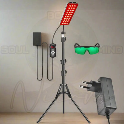 Rode LED-lamp voor lichttherapie
