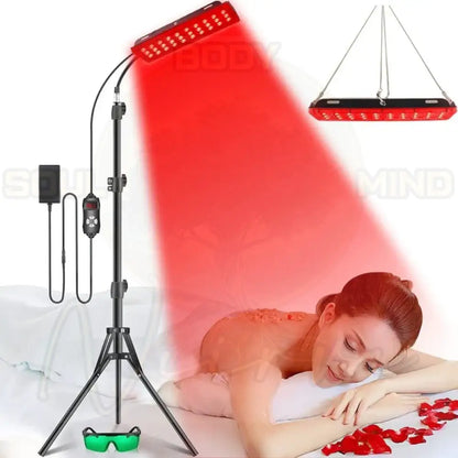 Rode LED-lamp voor lichttherapie