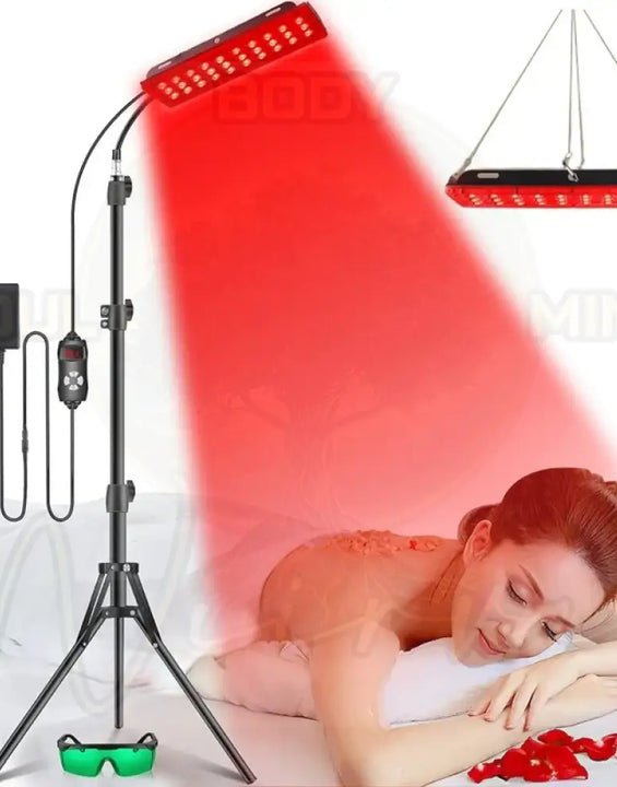 Red LED lamp for light therapy 