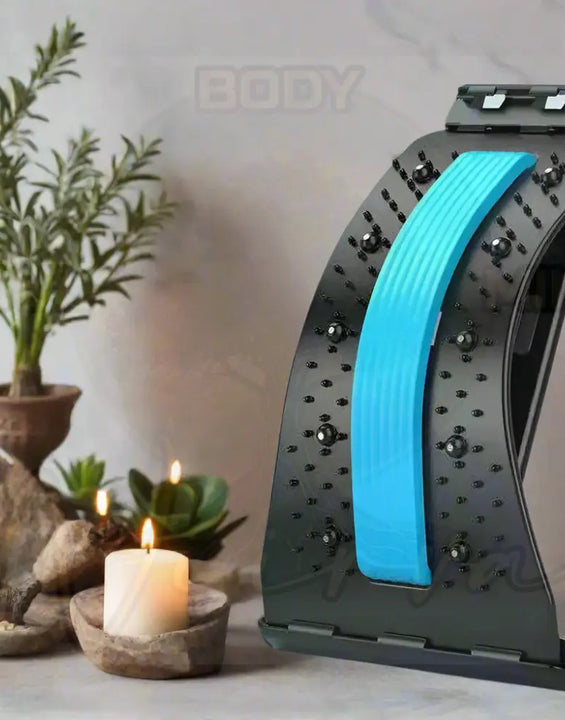 Back massage stretcher equipment