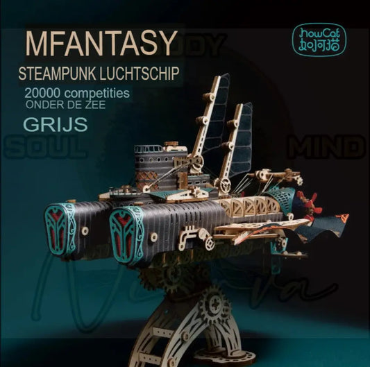 Ruimteschip Diy 3d Houten Puzzel